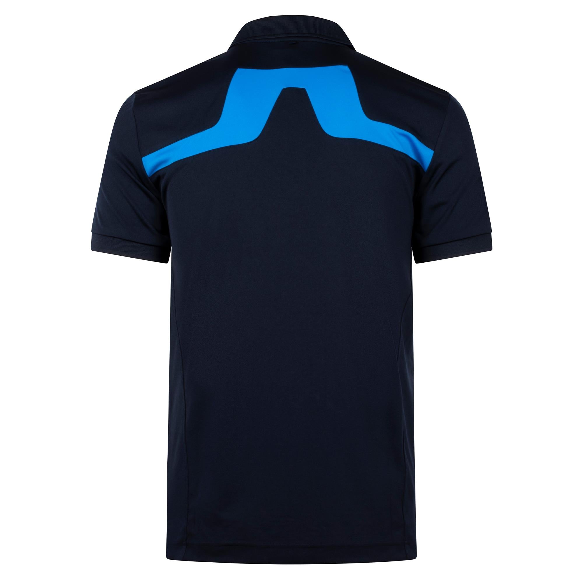 J Lindeberg KV Mens Golf Polo Shirt Sonic Blue